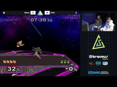 Super Ascension Melee Winners Finals - DeLuXe|Medz (Fox) vs Deft (Marth)