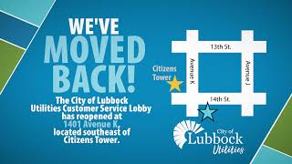 City of Lubbock Utilities Location Change