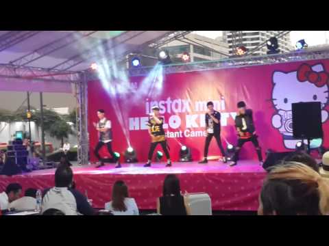 150815 Flyhigh cover HIGH4 - Intro + Day By Day Remix Version @ Instax Hello Kitty by Fuji