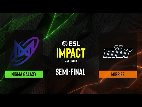 Nigma Galaxy vs. MIBR fe - Map 1 [Dust2] - ESL Impact Valencia 2022 - Semi-final