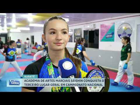 Academia Seishin conquista 3º lugar no Campeonato Brasileiro de Karatê