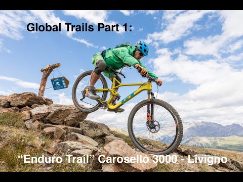 Enduro Trail at Carosello 3000 - Hans Rey and Julian Giacomelli