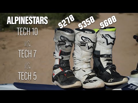 Alpinestars Tech 10 vs. Tech 7 vs. Tech 5