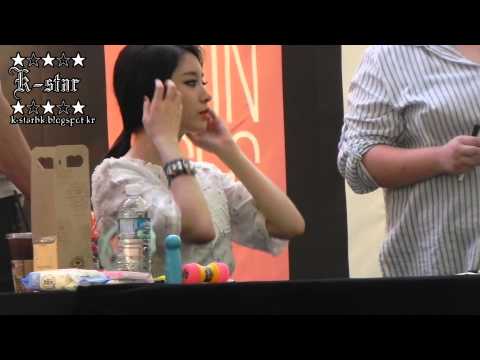 140614 T-ara Jiyeon @ IFC Mall Fan Signing Event [fan cam]