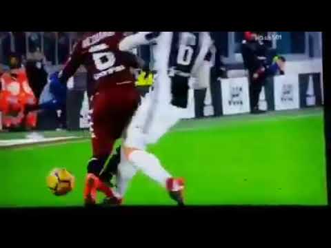 Fallo Khedira-Acquah Juve - Torino 2-0 Coppa Italia 2017/2018