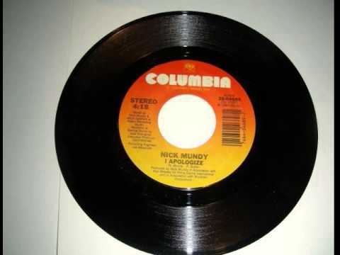 Nick Mundy - I Apologize / Columbia 1984