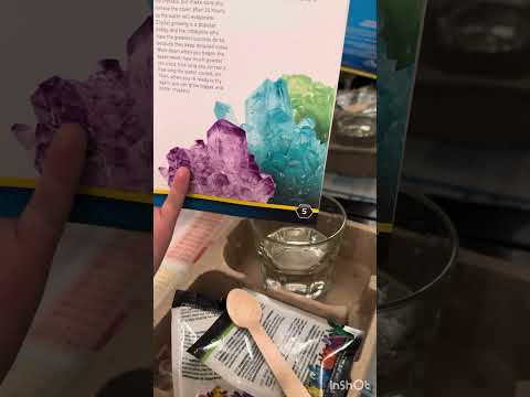 National Geographic’s glow in the dark crystal kit