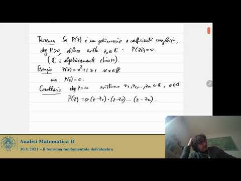 il teorema fondamentale dell'algebra (dimostrazione)