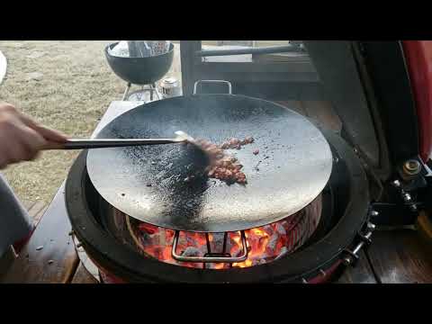 Southern Fried Cabbage on the Discada