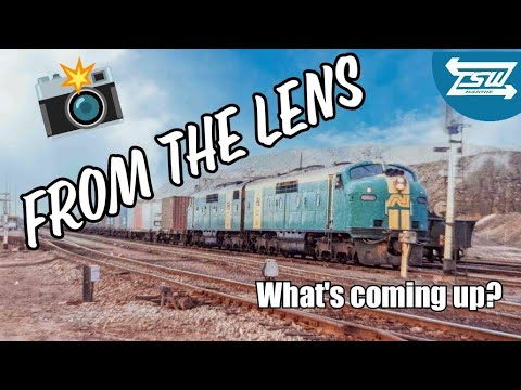 Still photo montage train spotting Broken Hill loco 1989 Australian National rail What’s coming up