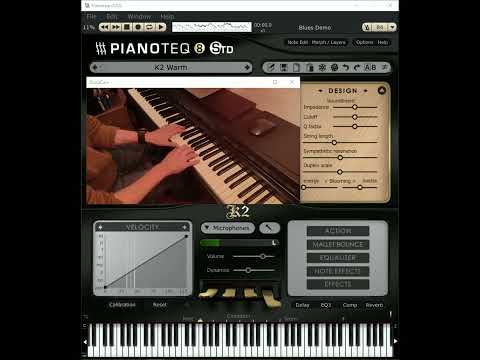 Pianoteq 8  K2 warm  auf Kawai KDP 120