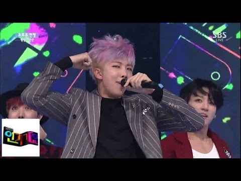 [Bulletproof Boys (BTS)] War of Hormone @ popular song Inkigayo 141109