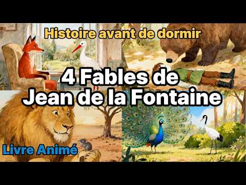 [ Histoire avant de dormir ] 4 Fables de Jean de la Fontaine / Le Renard et la Cigogne +3