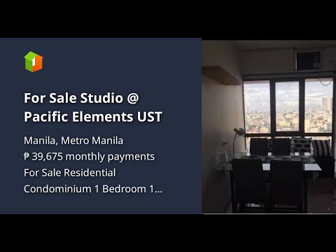 For Sale Studio @ Pacific Elements UST