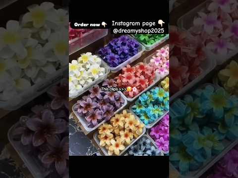 Pretty Little Baby 🎀 Flower Claw Clip🌼 Korean hair clip#shorts#prettylittlebaby#viral #youtubeshorts