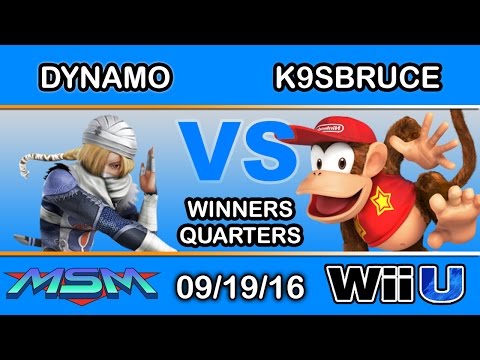 MSM 66 - A2 | Dynamo (Sheik) Vs. NIPS | K9sBruce (Diddy Kong) Winners Quarters - Smash Wii U