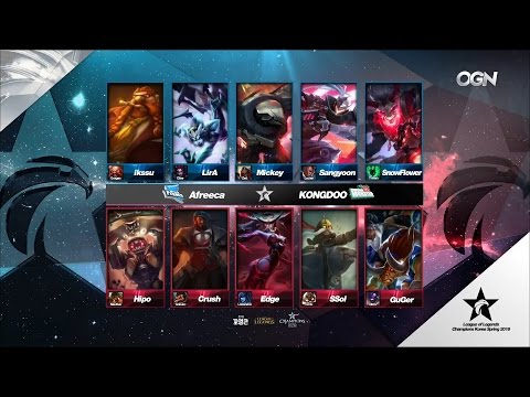 AFS vs KDM Game 3 Highlights - AFREECA FREECS vs Kongdoo Monster - LCK Week 10 - SPRING 2016