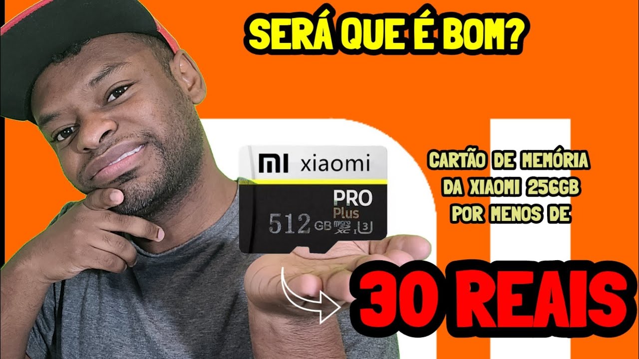 menos de R$ 30 - Cartão de Memória XIAOMI 256GB funcionou???