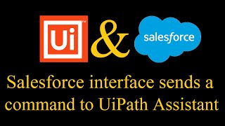 Salesforce Interface Sends a Command With Parameters to UiPath Assistant Using JavaScript