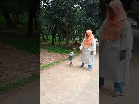 Munif Maimun at national zoo Dhaka with parents 12 August 2025. @SoniaShakil #familytime