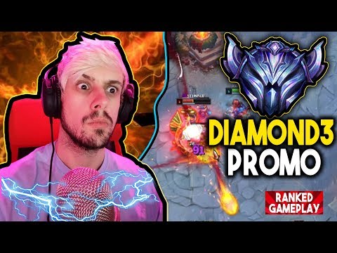 ELECTROCUTE HEIMERDINGER VS GALIO MIDLANE! | DIAMOND 3 PROMO - League of Legends