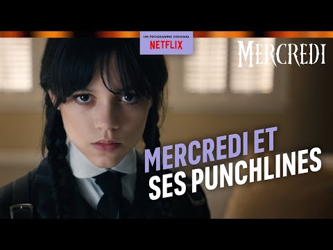 Les 10 meilleures punchlines de Mercredi Addams 🔪 #MERCREDI