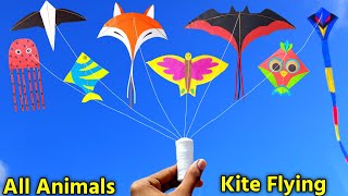 Download lagu All Animals kite flying | how to make kite | bat,bird,fox,snake,fish kite making| patang bazi mp3 Download lagu All Animals kite flying | how to make kite | bat,bird,fox,snake,fish kite making| patang bazi mp3