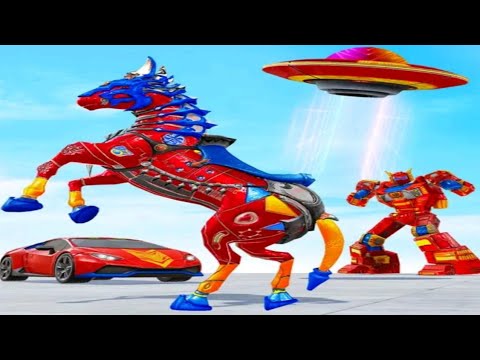 Horse Robot Car Game - Space Robot Transform Wars | Part 2