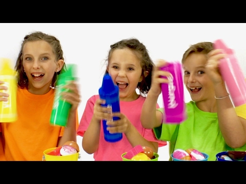 Learn English Words Giant Surprise Color Crayon Toys