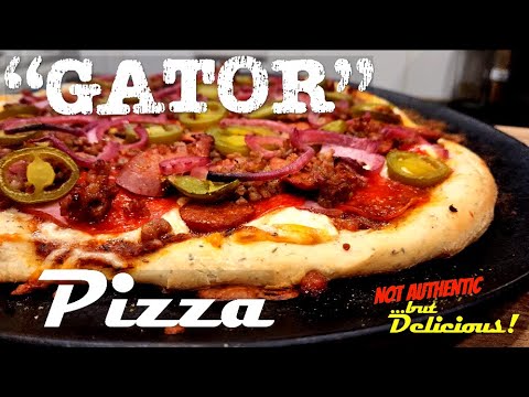 "Gator" Pizza - Super Meaty, Flavorful, DELICIOUS Pizza from Alaska