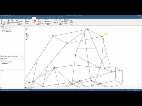 BAJA SAE Chassis Analysis - Geometry Preparation in ANSYS SpaceClaim - Part 1