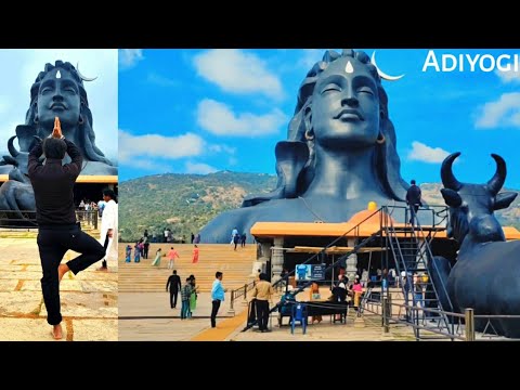 Adiyogi Day View 🌞 | Majestic Serenity at Isha Foundation, Chikkaballapur 🕉️ | Raj Shrestha |