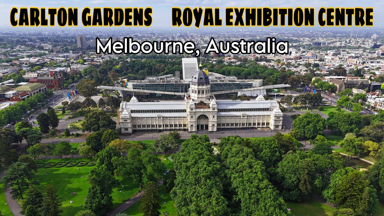 Experience the aerial vistas of Carlton Gardens.