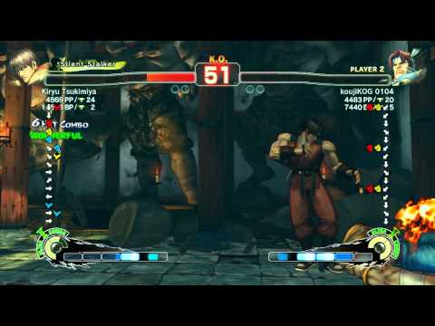 SSF4 AE: Kiryu Tsukimiya (Guy) vs KojiKOG (Hawk) - Ranked Match (720p HD)