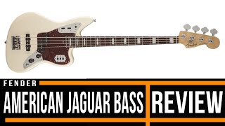 Video thumbnail for Fender American Standard Jaguar Bass Guitar Review by Guitar Interactive Magazine
