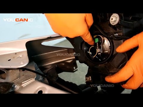 2013–2019 Nissan Sentra – Low Beam Light Bulb Replacement (Removed Headlight Assembly)