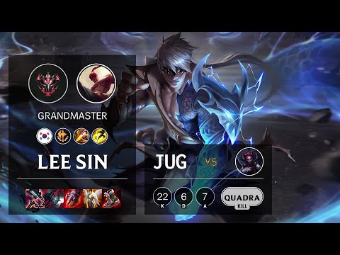 Lee Sin Jungle vs Elise - KR Grandmaster Patch 11.16