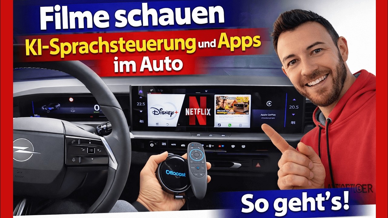 Mit der Ottocast OttoAIBox P3 Pro wird dein Auto zum Tablet