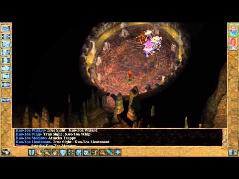 Baldur's Gate 2 Monk solo part 69 : Kuo Toa caves