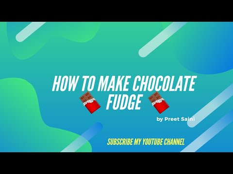 How To Make Chocolate Fudge |Explorewithsparsh |Preet Saini #chocolate #recipe #easyrecipe #homemade