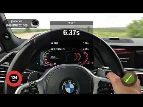 BMW X5 G05 50D Stage1 acceleration
