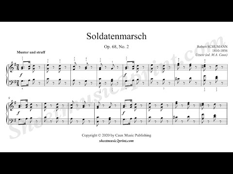 Schumann : Soldatenmarsch, op. 68, no. 2