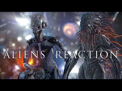 Science Fiction Movie - ALIENS REACTION 2021- Directed by ALI POURAHMAD / Alien Movies/Sci Fi Movies