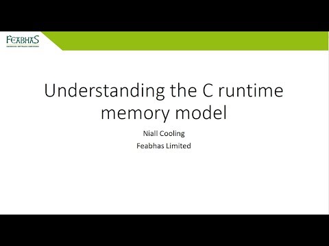 Understanding the C runtime memory model