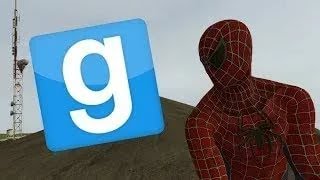 Обзор аддонов в Garrys mod - человек-паук!!!