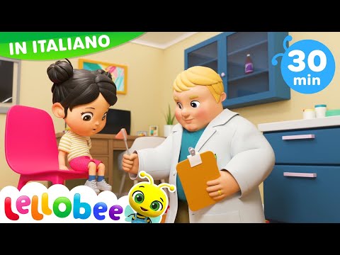 Andiamo Dal Dottore +30 minuti di Canzoncine per bebè | Lellobee Italiano