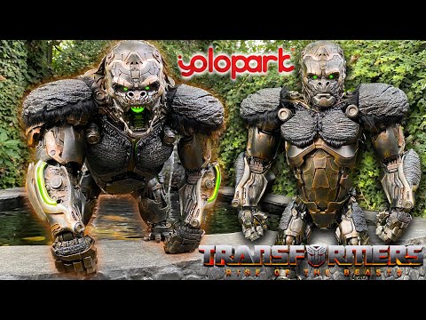 YOLOPARK Transformers RISE OF THE BEASTS IES Series Beast Mode OPTIMUS PRIMAL Deluxe Edition Review