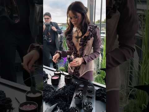 OMG🍦😳 #JennaOrtega #Wednesday #Premiere #celebritynews #celebritystyle #wednesdayaddams