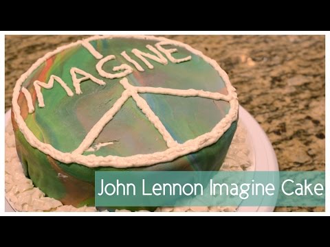 John Lennon Imagine Cake | Juli's Kitchen