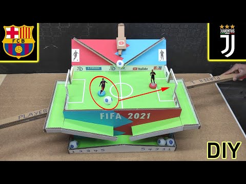 Mini Soccer Game Restoration/Amazing Football Table Game for 2 Players/Football Games DIY/td made